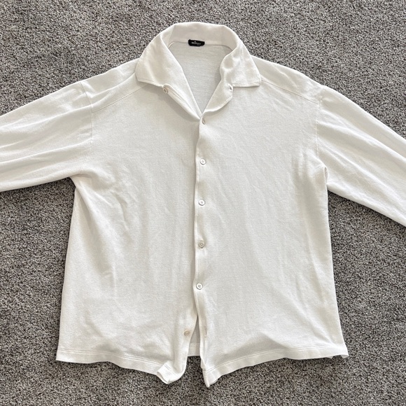 Kiton Other - Kiton White Textured Shirt - Made in Italy!